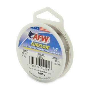 AFW Surflon Camo Nylon Coated 1x7 Wire 